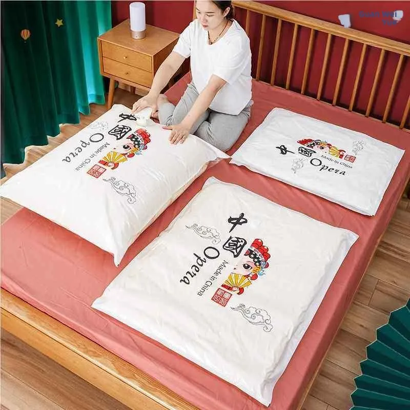 

Vacuum Compression Bag for Clothes And Quilts Air Extraction Home Use Cotton Quilt Luggage Special Bag Storage Organizer