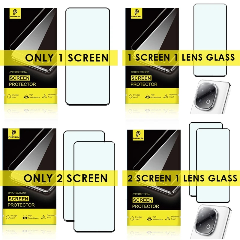 Oleophobic Protective Glass For Vivo iQOO Z9 Turbo Anti Glare Screen Protector For IQOO Z9 Turbo Plus Tempered Glass