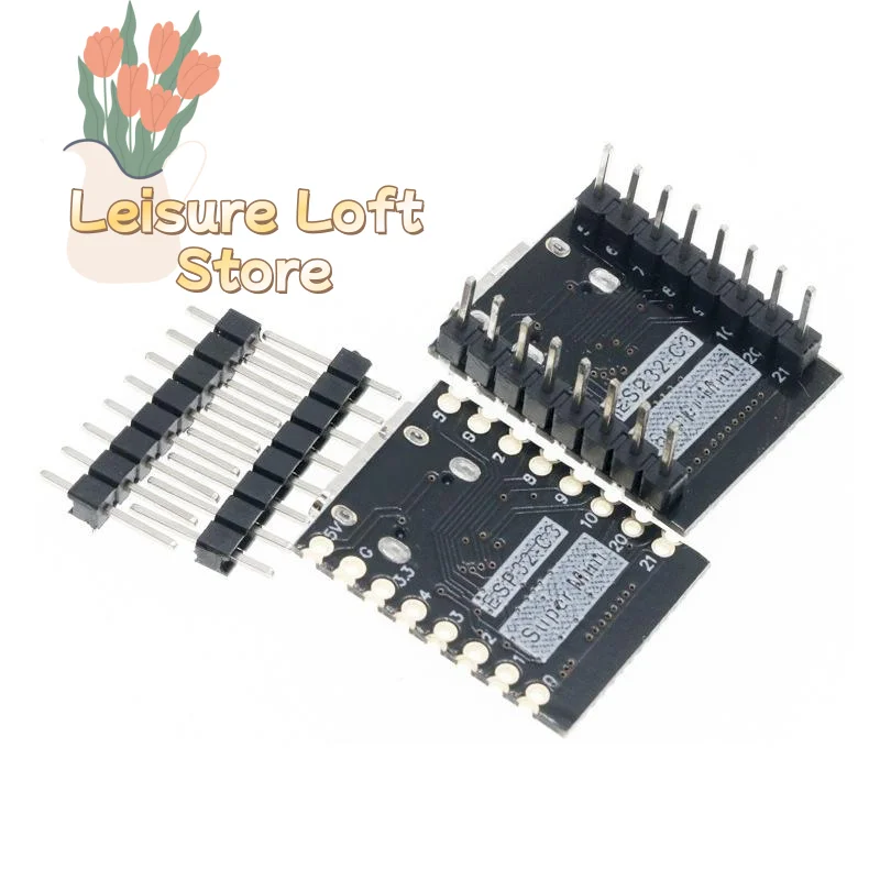 ESP32-C3 Mini Dev Board Dual Mode WiFi Bluetooth Low Power Expansion Board for University Electronic Course Training