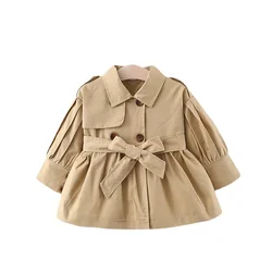 6M- 3 Years Baby Girl Fall Coats Toddler Jacket Infant Kids Autumn Winter Girls Clothes Long Sleeve Children Clothing Outerwear