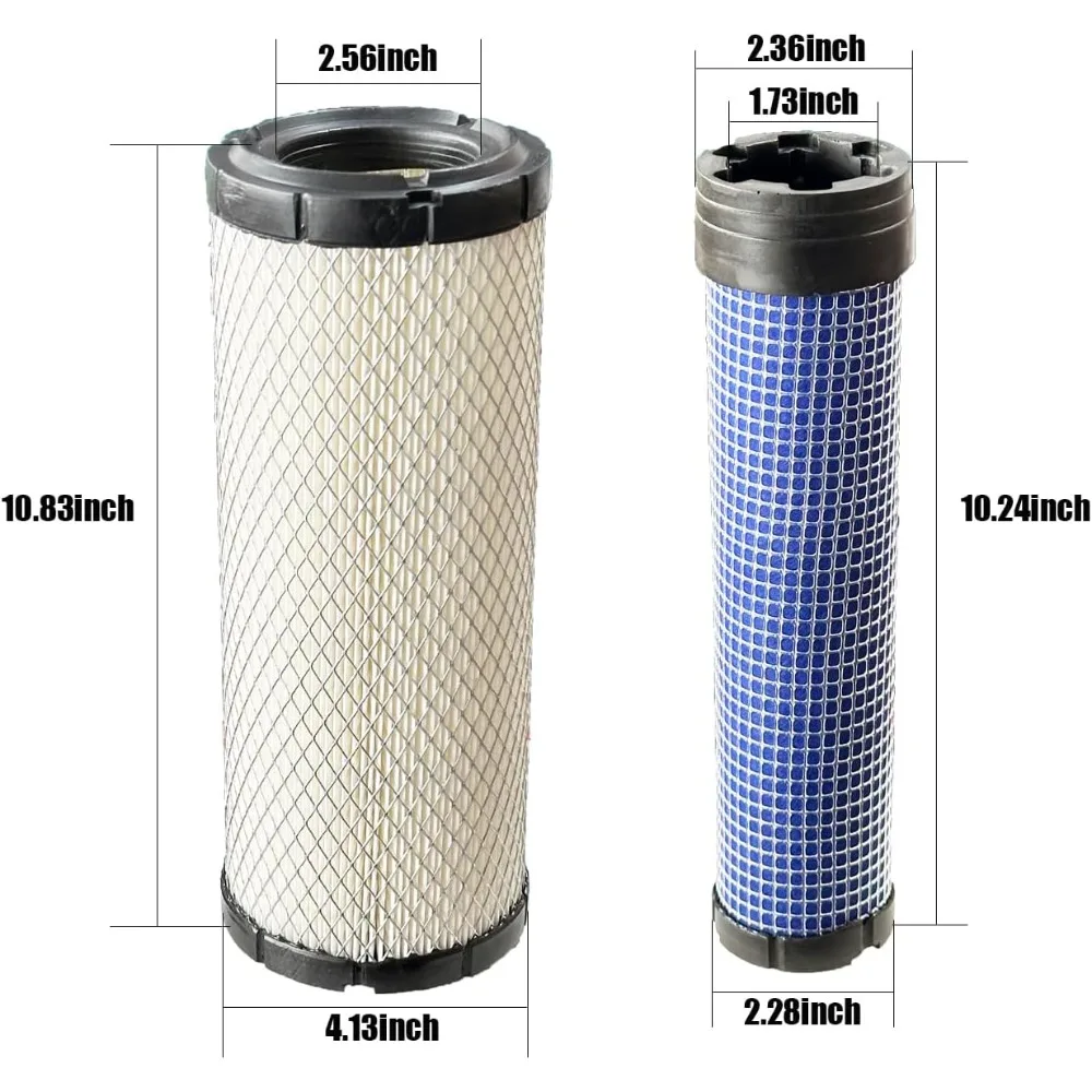 XOJOX ACA AF25551 AF25552 مجموعة فلاتر الهواء للجرار 110 1420 1445 1545 2305 2320 2520 4210 4310 4410 4510 4610 يستبدل P821575