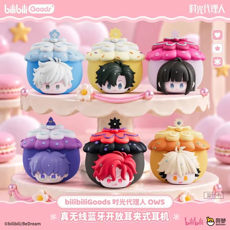 BilibiliGoods Link Click OWS True Open Ear Clip Headset Cute Cartoon Protective Case For Daily Use Anime Fans