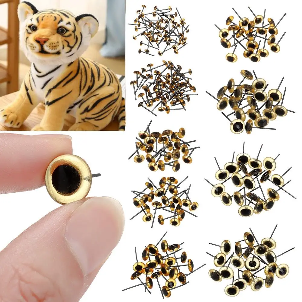 20/50Pcs Christmas Gift Plastic   Transparent Glass Eyes Bears Needle Felting Animals Puppets making Dolls Accessories