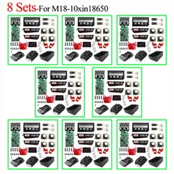 M18 Li-ion Battery Plastic Case PCB Charging Protection Circuit Board 3Ah 6Ah Sticker For Milwaukee M18 18V Shell Box Housing