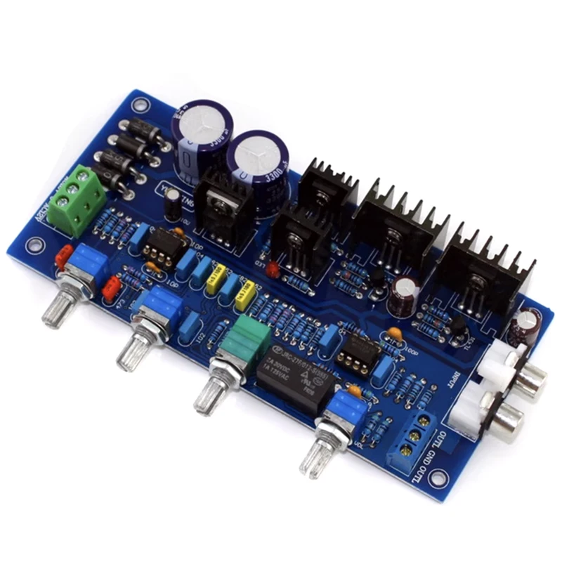 Hifi Audio Sound Amplifier Board Class A Power Preamplifier Tone Module ES9023 DAC Decoding Finished Card