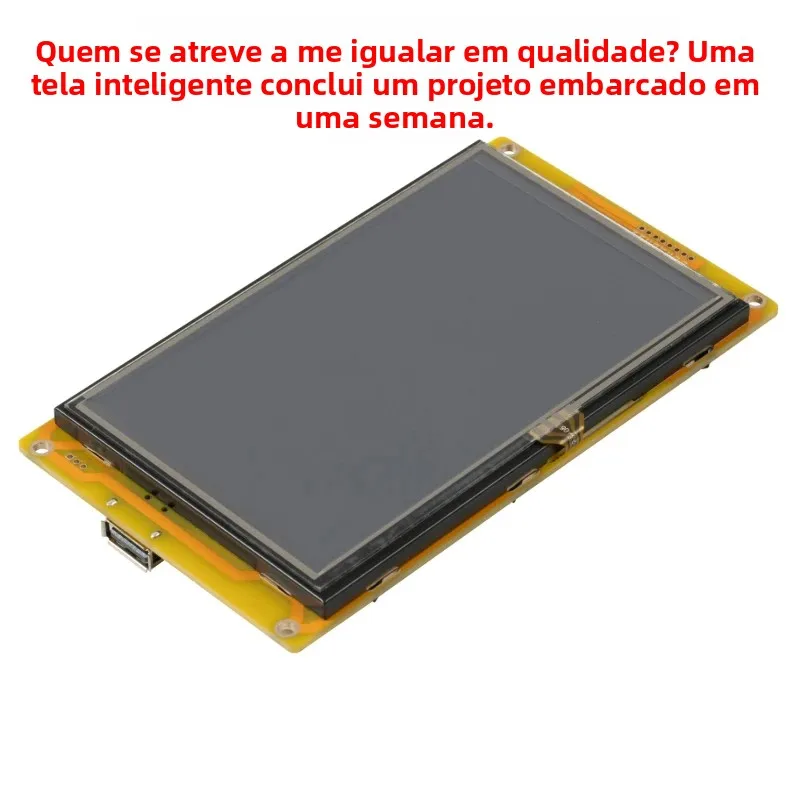 Módulo LCD Inteligente HMI de 5 Polegadas STONE com Tela TFT e Suporte a Programação de Microcontroladores MCU para Arduino Mega 2560 Uno R3