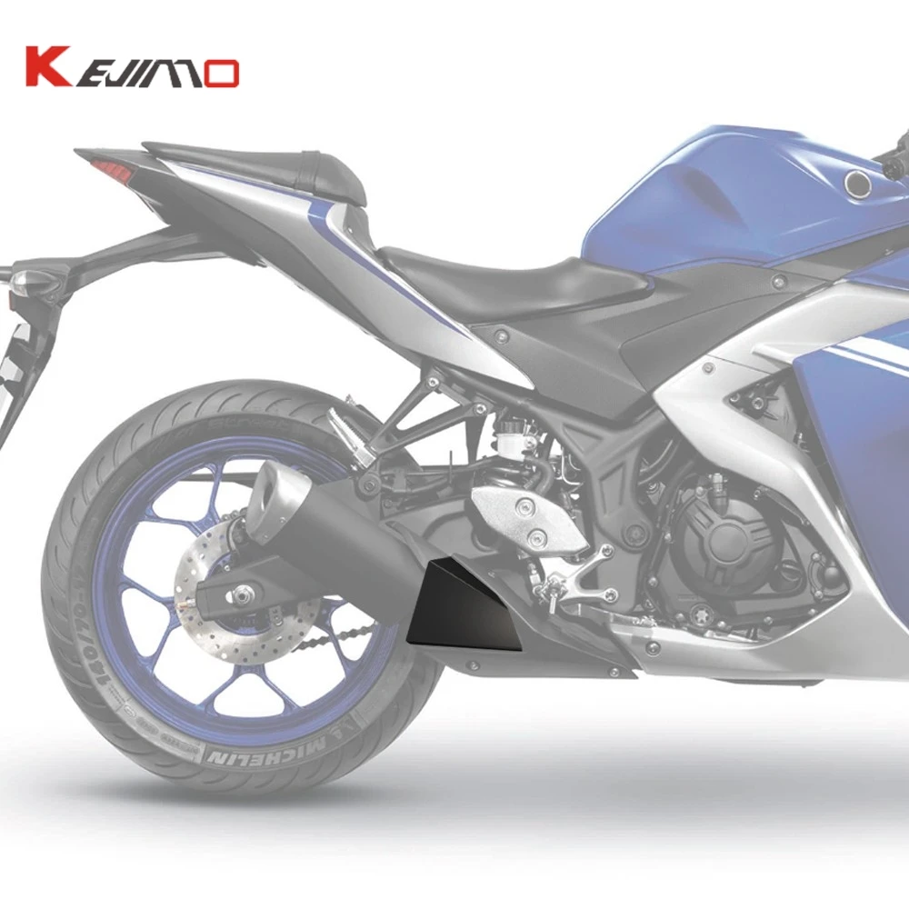 For Yamaha MT-25 MT-03 YZF R25 YZF R3 ABS 2015-2024 YZF-R25 MT25 MT03 Exhaust Pipe Mid-section Protective Cover Decorative Cover