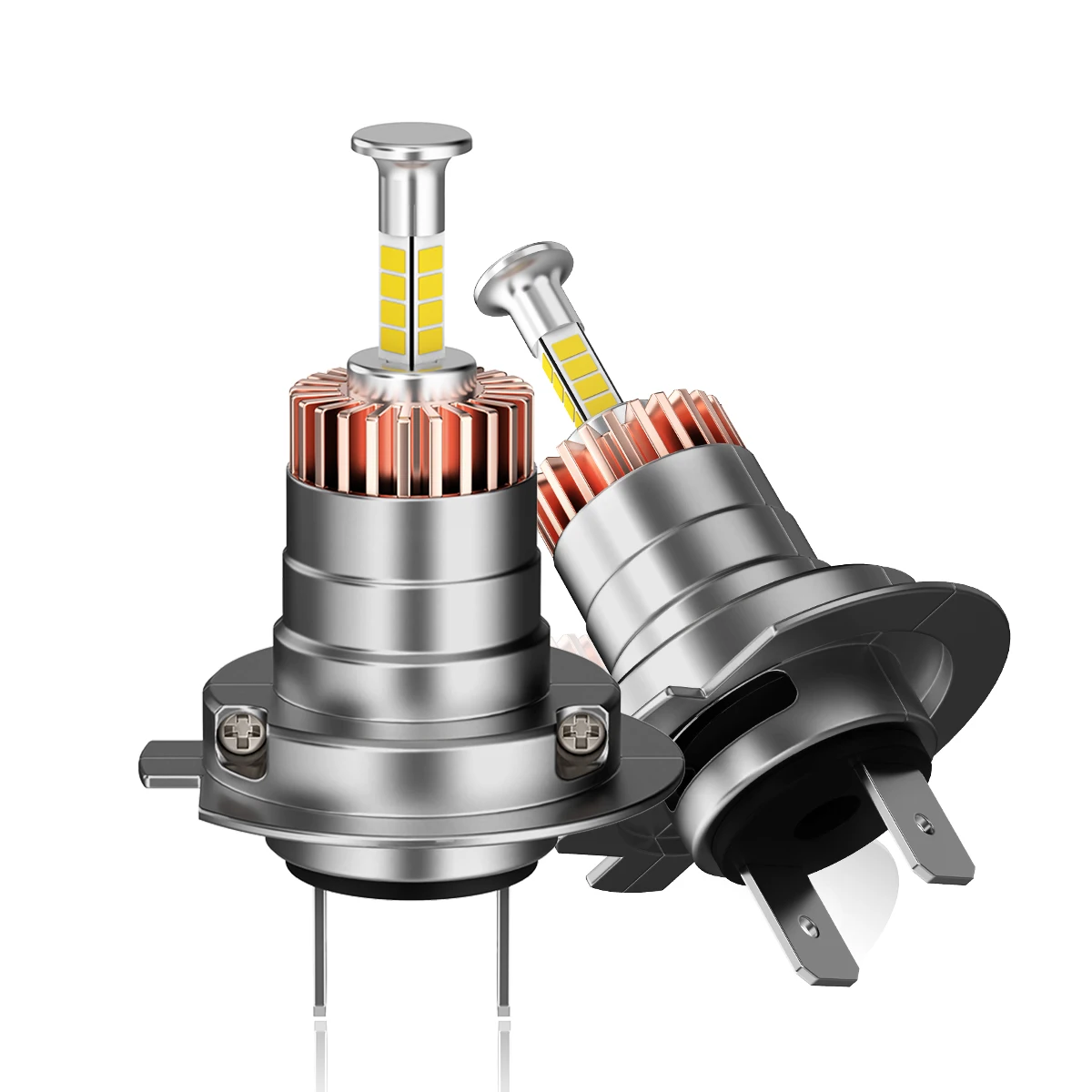 

High Brightness 70W/Pair H7 6000K Plug and Play Copper Pipes 3D Surround Matrix LED Beads 1:1 Design Replaced Directly