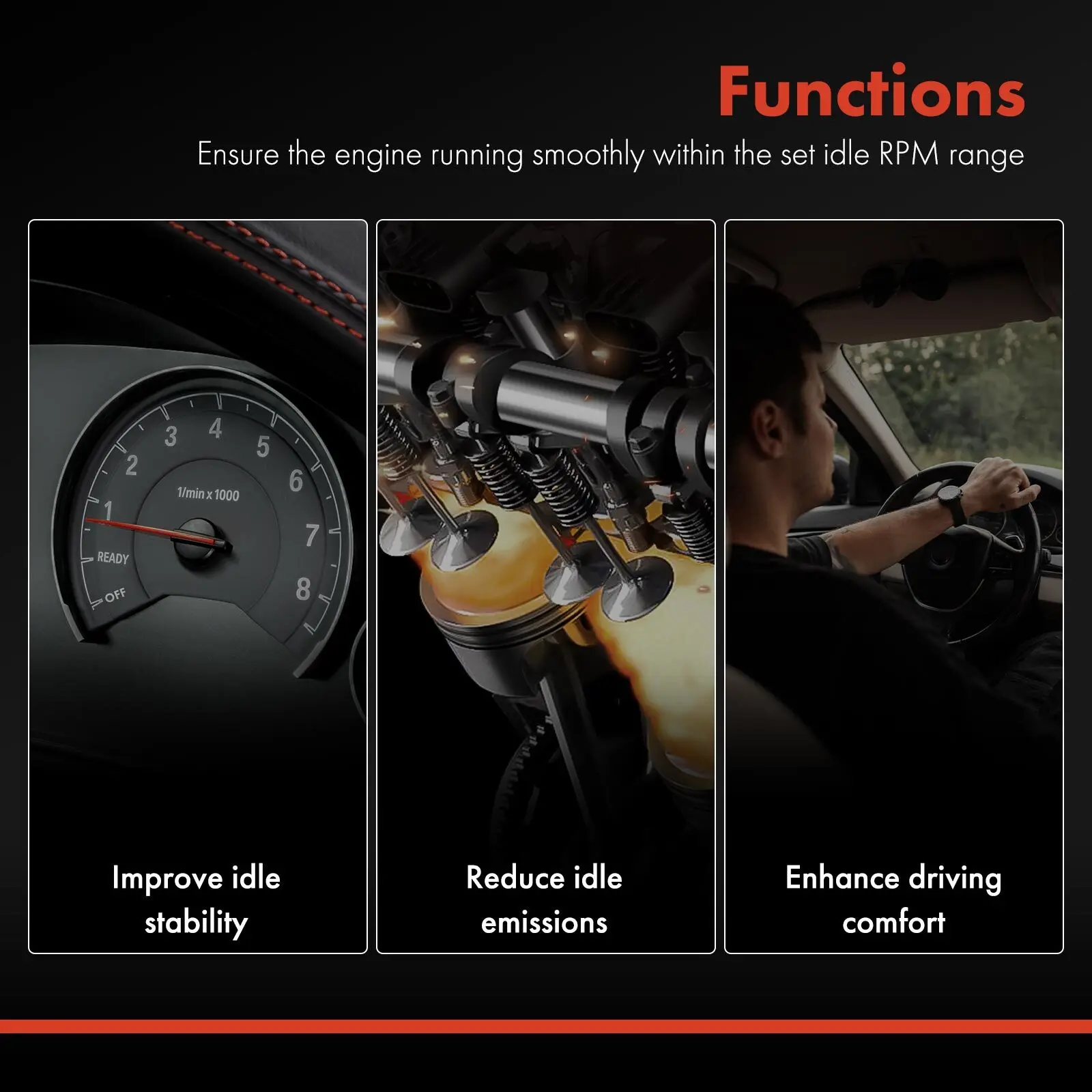 صمام التحكم في الهواء الخامل لفورد موستانج ثندربيرد لينكولن كونتيننتال ميركوري E9AZ9A715B