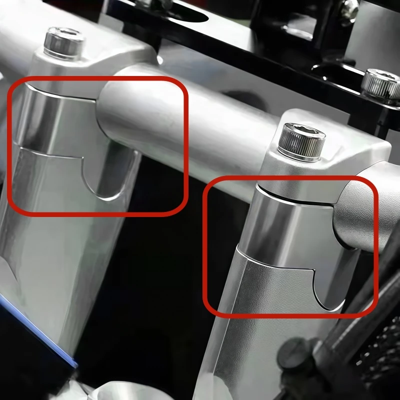 Motorcycle Handlebar Risers Bar Clamp Cover height increasing code vertical clamp pipe elevator For CFMOTO 450 800 450MT 800MT