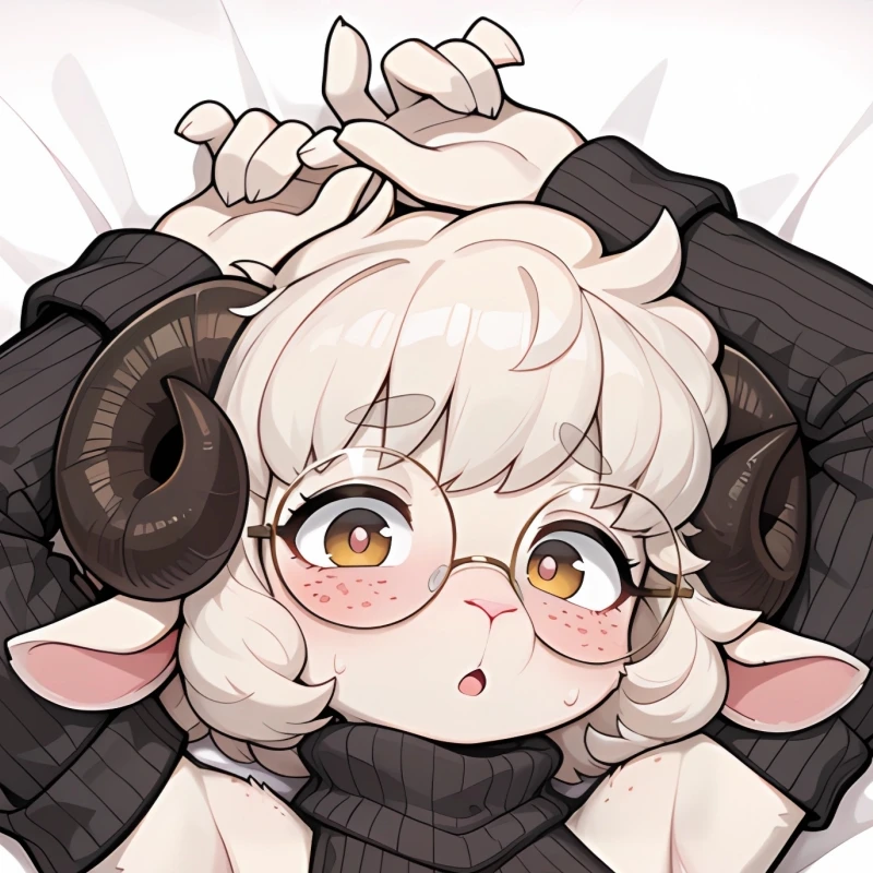 Dakimakura Anime Pillowcase Furry Goat girl Double-sided Print Life-size Body Pillow Cover Bedding Gifts
