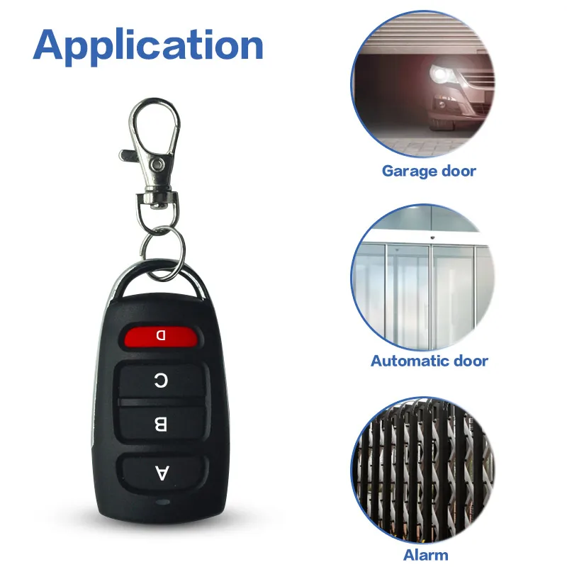 New 433mhz Universal Car Remote Control Key Smart Electric Garage Door Replacement Cloning Cloner Copy Remote