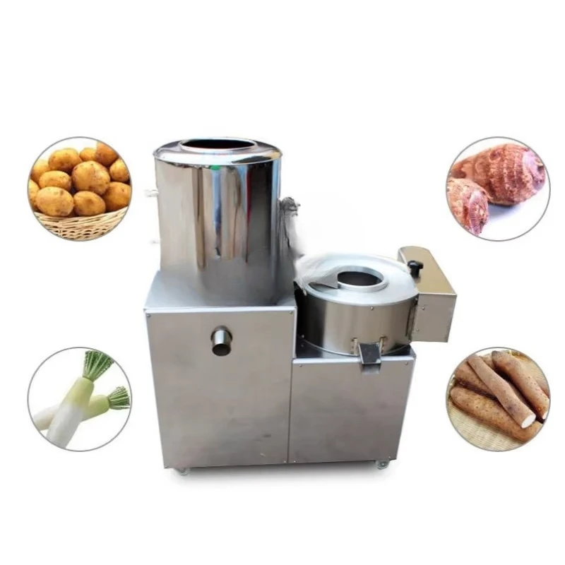 500Kg/time potato washing peeling machine taro cutting potato peeling machine