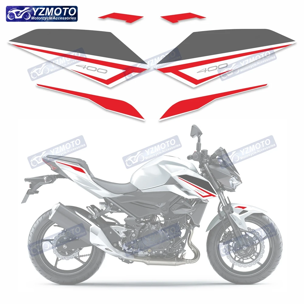 For Z400 2020 Motorcycle Accessories Full Car Fairing Decal Sticker Motorbike Reflective Waterproof Decoration Stickers Kit 4