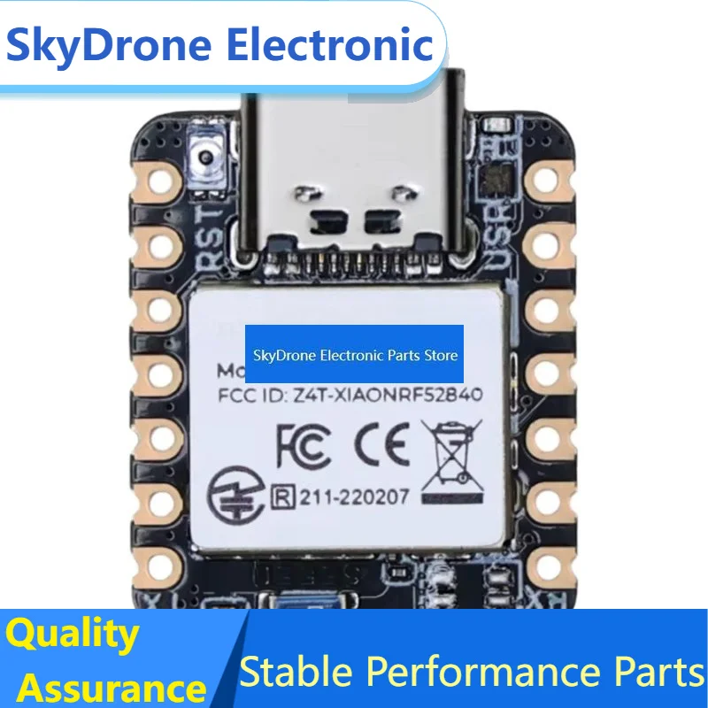 SkyDElAOZILIN Mini Multi-Protocol MCU Module NRF52840 NRF54L15 Support BLE Zigbee Thread Matter Ultra Low Power IoT Development