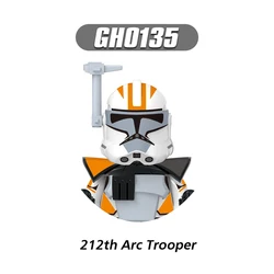 G0118 clon Trooper 212th Arc Trooper Building Blocks, Capitán Keeli Bricks Kix Hardcase Figures Mini Figurines Kid Toy