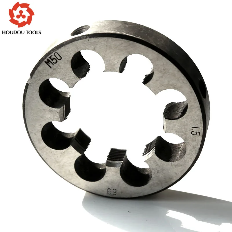 Cost Sale of 9SiCr Made Manual Metric Die M45/M46/M48/M50/M52*1.0/1.5/2.0/3.0/4.5 For Metal Made Workpiece Hand Making Threads