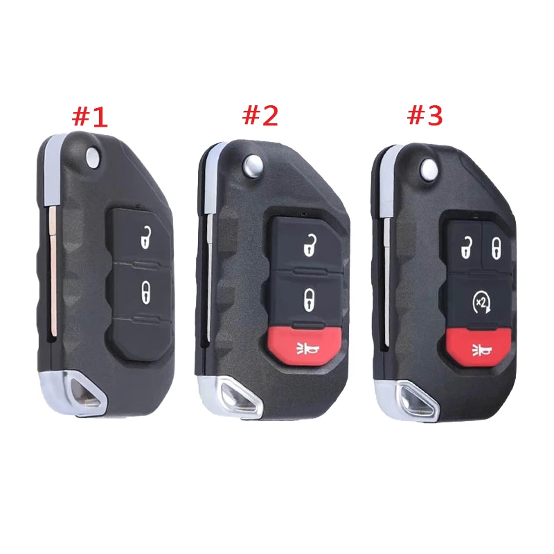 

TXK023035 Aftermarket For Jeep Wrangler 2018 2019 Remote Car Key Fob OHT1130261 4A Chip 433MHz P/N 68416784AA