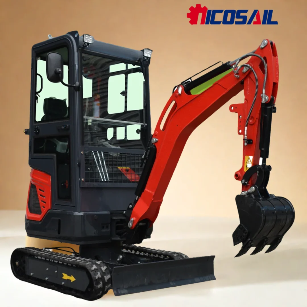 

Новый 1,8-тонный мини-экскаватор с фирменным гидравлическим цилиндром и двигателем для бесплатной доставки дома и садоводства.