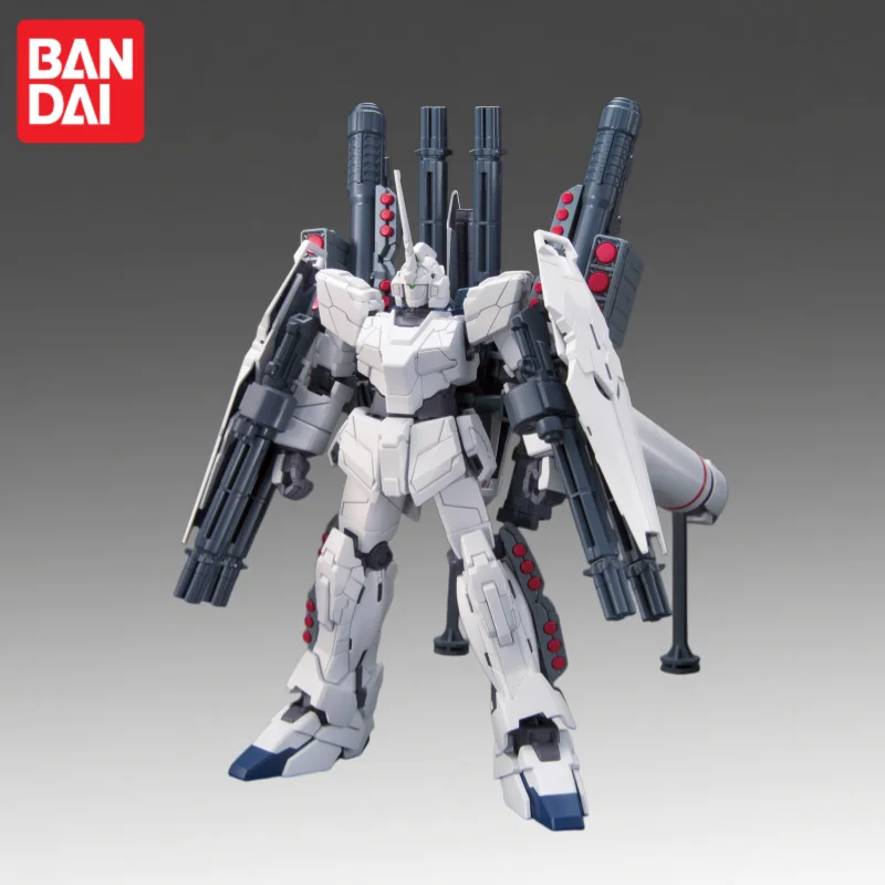 

In Stock Bandai Original Hguc Gundam Unicorn Gundam Action Figure Model Doll Brand New Boxed Anime Characters Toys Model Garage
