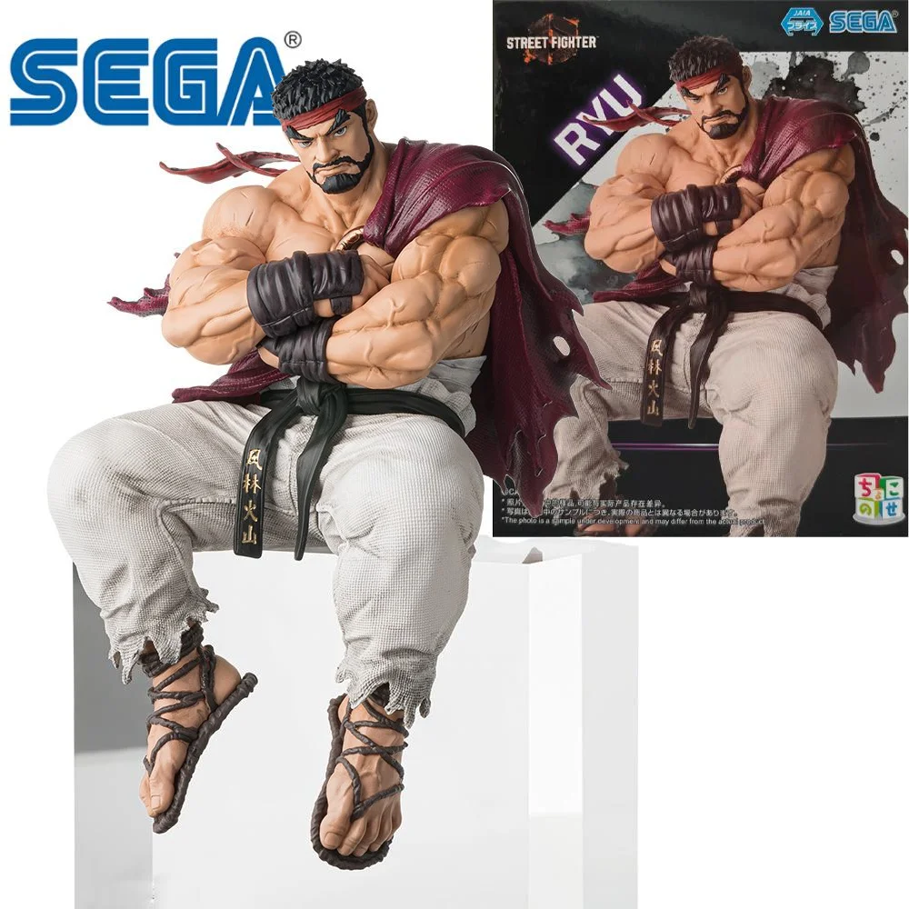 

SEGA Original PM Street Fighter 6, Ryu Hoshi, аниме, экшн-фигурки, игрушки для мальчиков, девочек, детей, подарки на день рождения, коллекционные