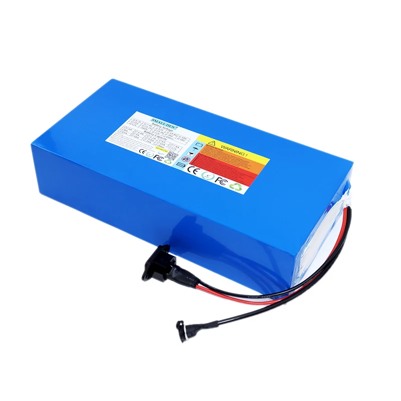 Новый литиевый аккумулятор 48V50AH 21700 со встроенной перезаряжаемой батареей BMS мощностью 2500 Вт, подходит для мотоциклов и велосипедов.