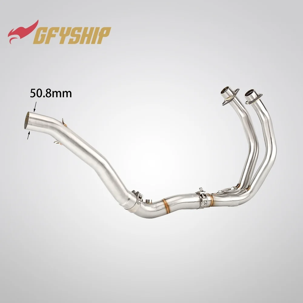 For Honda VTR 1000 F Firestorm / Superhawk 1997-2006 Motorcycle Exhaust Muffler Middle Link Pipe Slip-on - view 5