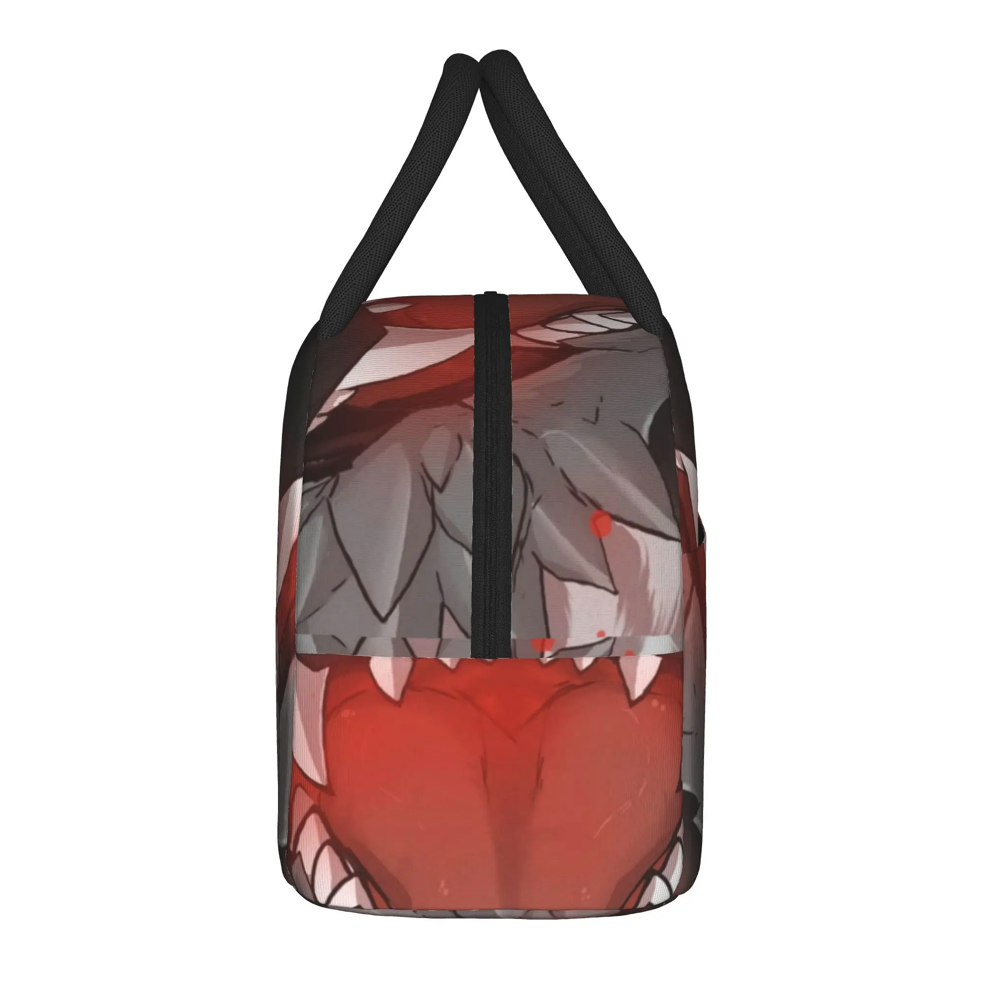 Stygian Zinogre Insulated Lunch Bag Cooler Bag Lunch Container Monster Hunter World Kanji MHW Lunch Box Tote Food Storage Bags