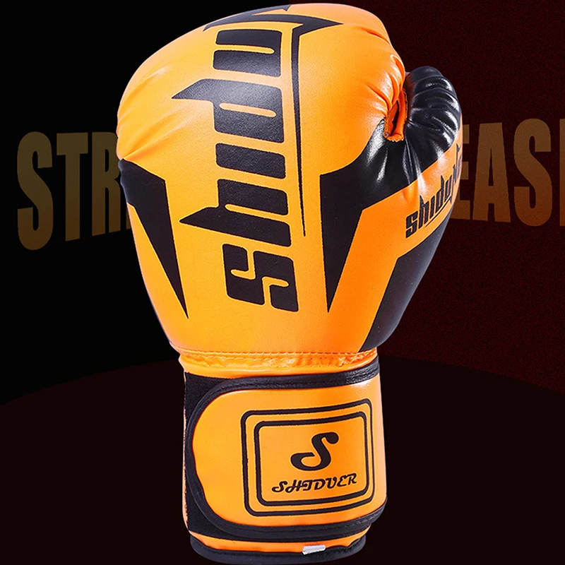 6/10 Oz PU Breathable Children's Adult Professional Sanda, Muay Thai, Taekwondo Neutral Breathable Boxing Gloves