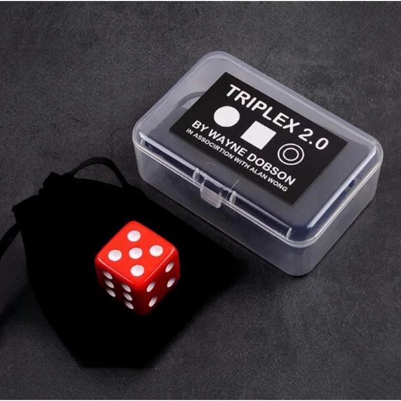 TRIPLEX V2 By Waybe Dobson and Alan Wong Close up Magic Trick Mind Magic Magia Magie Magica Magicians Prop Accessory Illusion
