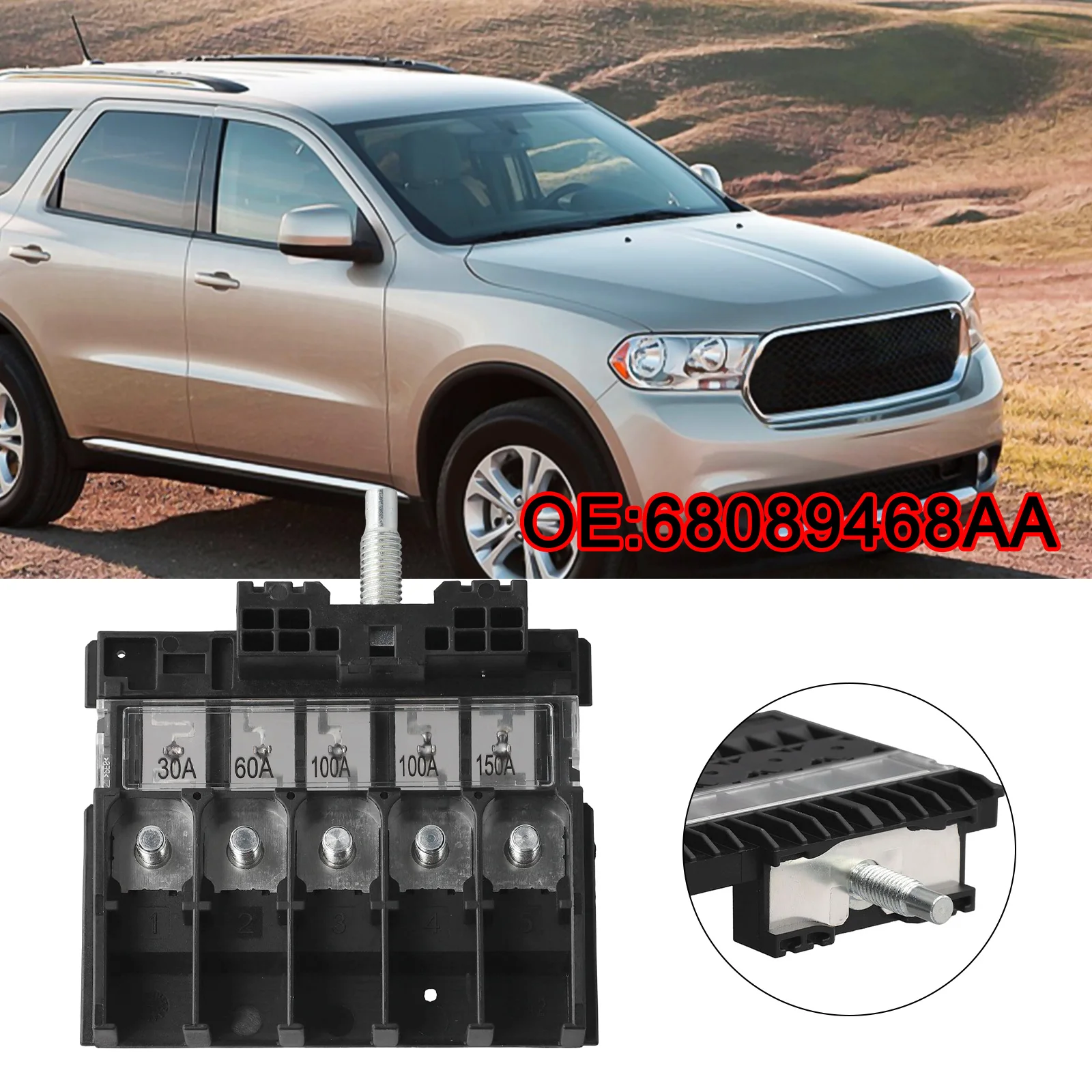 

For Durango Fuse Block for Dodge Vehicles (11 22) For Jeep For Grand Cherokee Compatibility (12 21) Easy Replacement Process