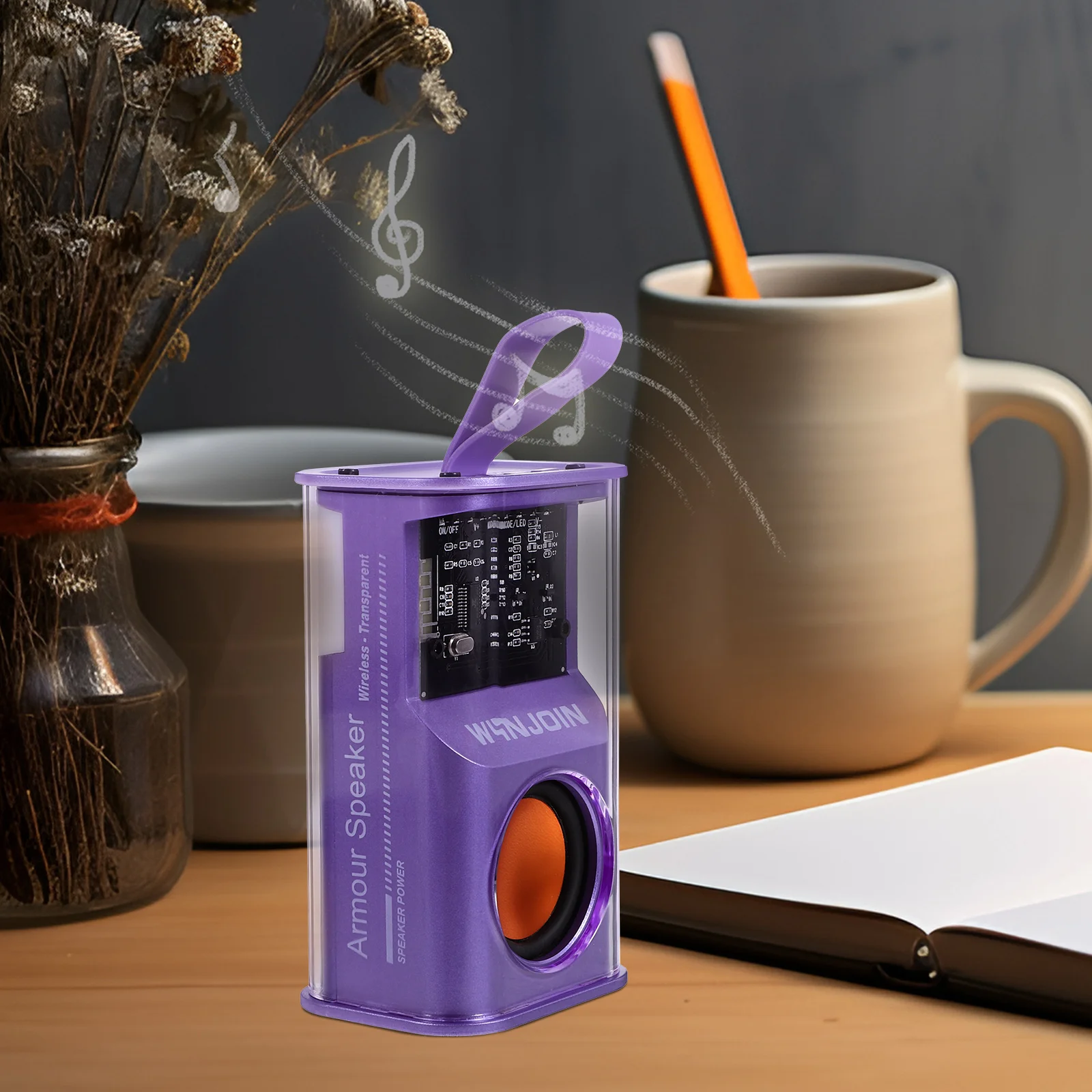 

Portable Wireless Speaker LED Night Lamp Bass Stereo Travel Music Player Outdoor Speakers with Colorful Lights