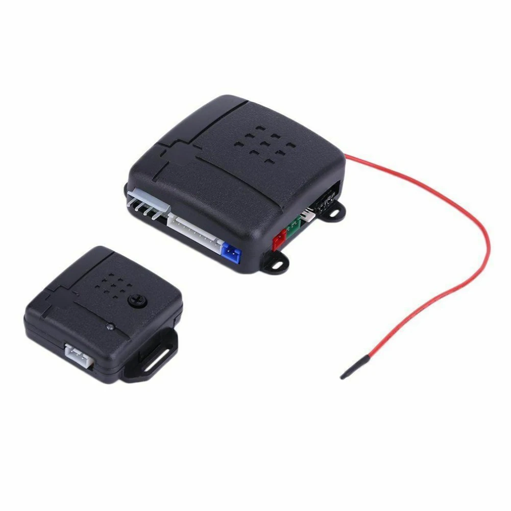 حماية إنذار ضد السرقة للسيارة 2 قفل باب للتحكم عن بعد مع صفارة الإنذار وحزام الأسلاك نظام مضاد للسرقة قابل للبرمجة #6