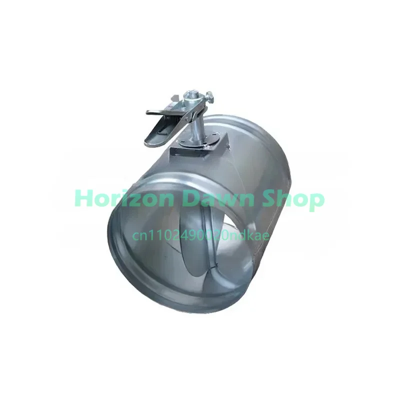100mm 120mm 150mm 200mm Galvanized Iron Sheet Duct Damper Manual Air Volume Control Valve Butterfly Valves for Spiral Duct