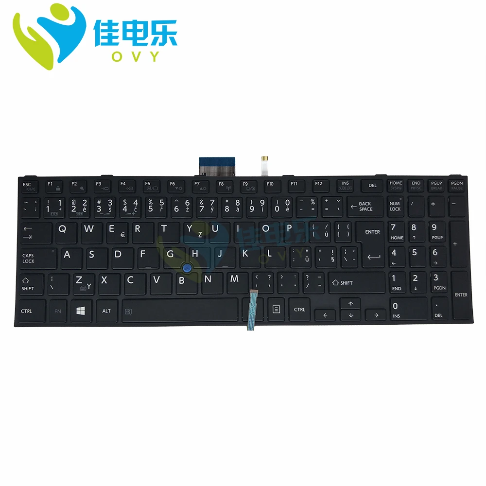 Czech Hebrew Trackpoint Keyboard Backlight For Toshiba Satellite Pro R50-C R50-C-1E8 Z50-C Z50-C-10P Tecra A50-C G83C000GL5HE