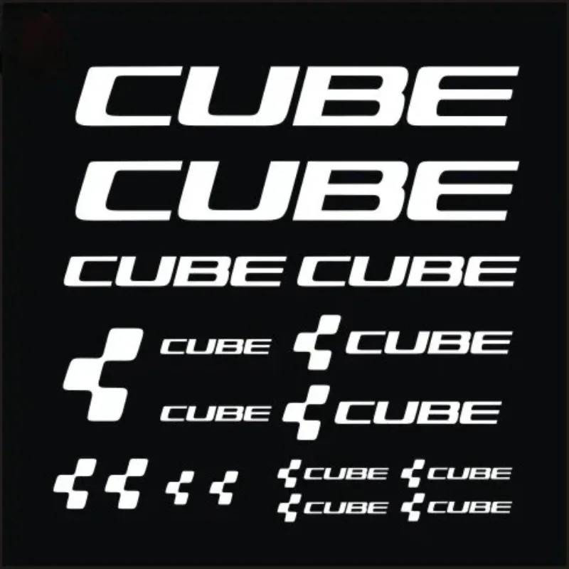 AliExpress NONE 20cm for CUBE Bicycle Frame Stickers Cycling DIY Decoration Racing Cycling Sunscreen and Waterproof Car Accessories Sticker PVC
