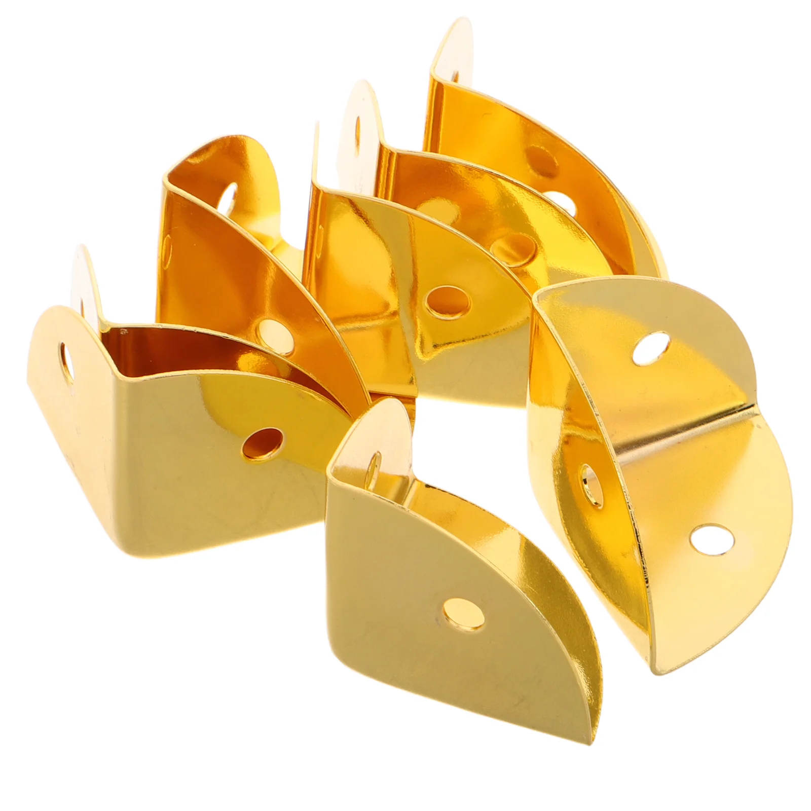 

8Pcs Metal Corner Protectors for Boxes 90 Degree Edge Guards Anti-Collision Box Protection Aviation Case Furniture Cabinet