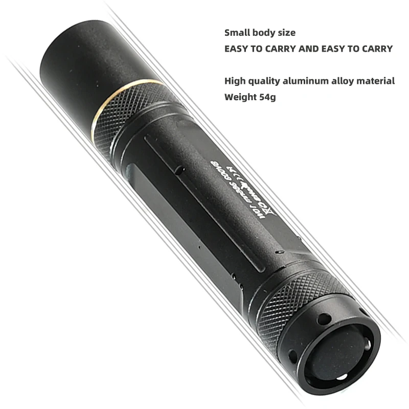 10W 365nm UV Flashlight Portable Rechargeable Blacklight for Pet Urine Detector, Resin Curing, Scorpion, Fishing, Minerals