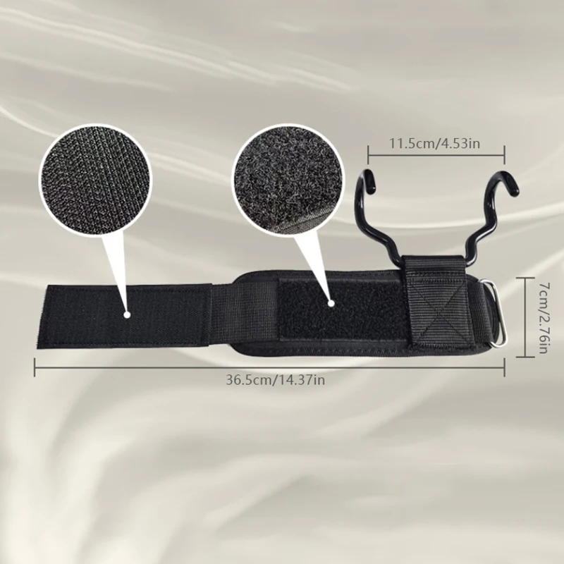 1/2 個拡大スチールフックグリップストラップ重量挙げ筋力トレーニングジム手袋フィットネス手首サポートリフトストラップ懸垂フック