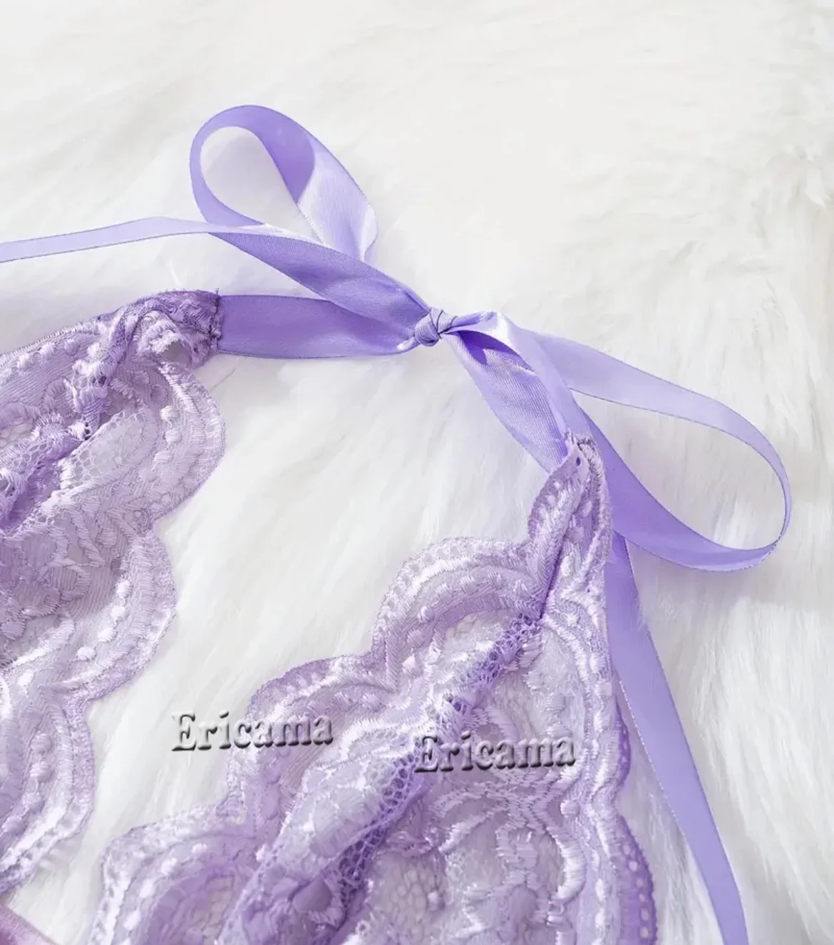 2024 Sexy spodní prádlo Crotchless Lace Bra and Panty Spodní prádlo Set Dámské krajkové kostýmy Open Bra Spodní prádlo Sexy Bodysuit Šaty Dámské - náhled 4