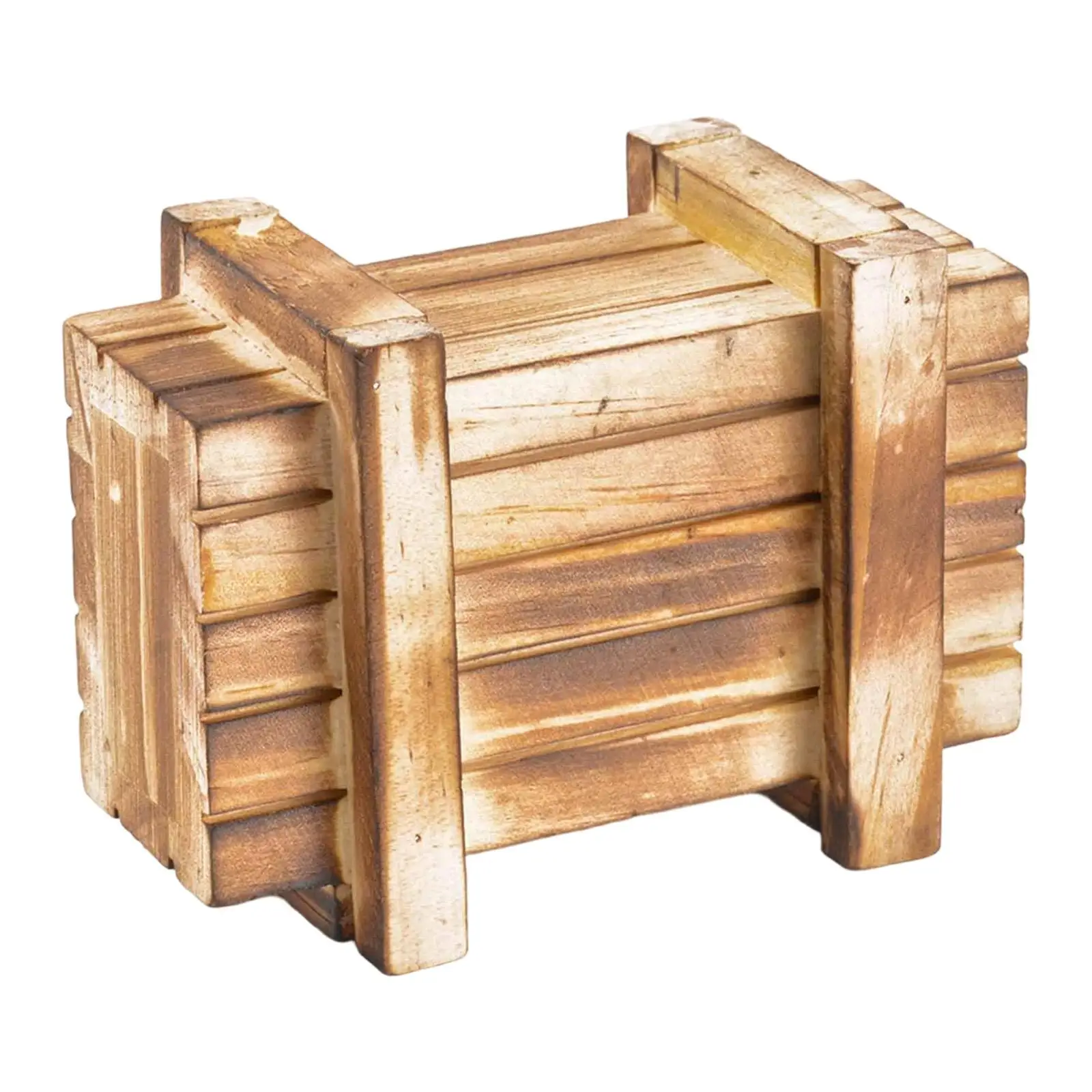 1/10 RC Crawler Accessoires, Vervangingen, Ornament Scène Decor Professionele Reparatie Reserve Solide Kleine Houten Doos Decoratieve Doos