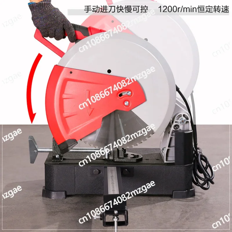 220V can cut off medium and low carbon steel, metal cutting saws, cold cutting saws, no dust and no black