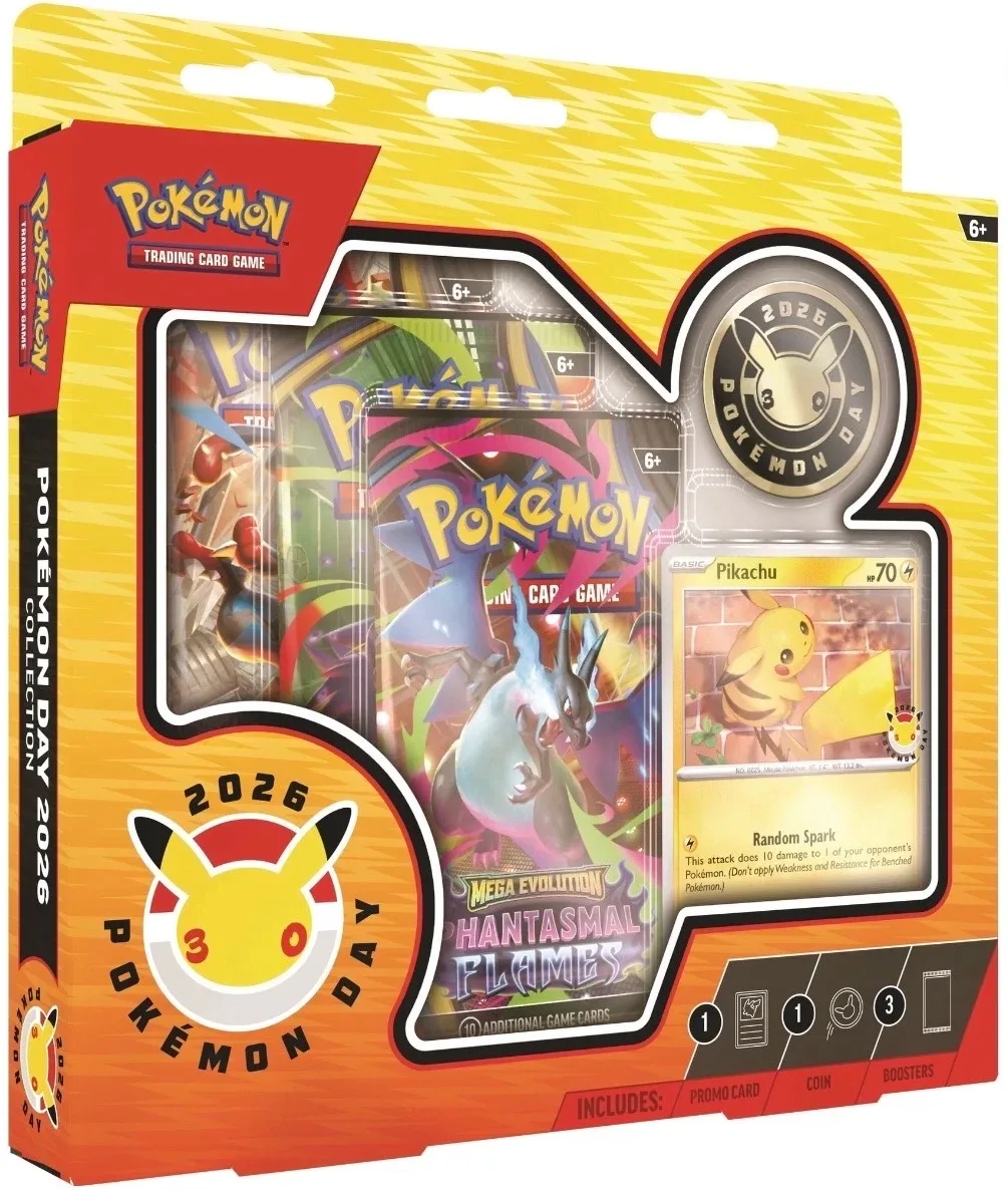 

In Stock New Geniune PTCG 2026 Pokemon Day 30th Anniversary US Version Trading Anime Game Collection Cards Toy Birthday Gifts