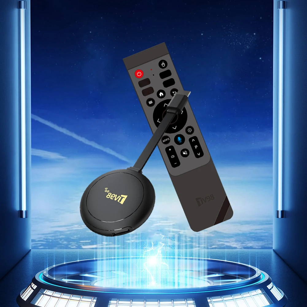 أندرويد 14 فك التشفير صوت التحكم عن بعد BT5.0 مشغل الوسائط رباعية النواة ARM Cortex-A53 4K HD TV مشغل فيديو للمكتب المنزلي