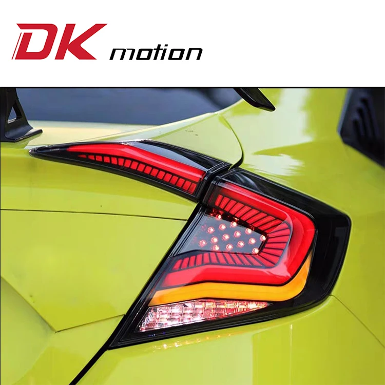 DK Motion Turning Braking Moving Tail Lamp Led  Light For 2016 2017 2018