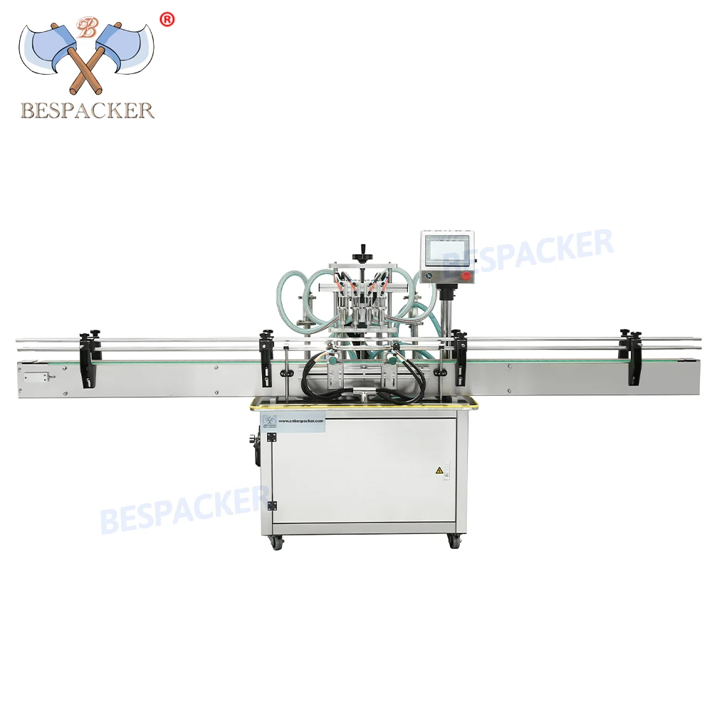 Bespacker YT4T Multi-nozzle Automatic Liquid Filling Machine For Cosmetics Food Medicine Edible Oil And Special