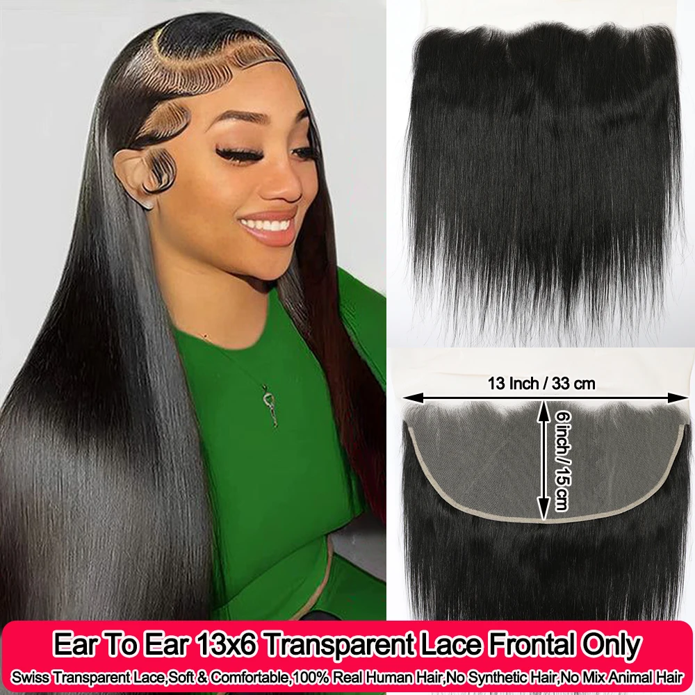 

Прямые фронтальные волосы, только 13x6, прозрачные фронтальные волосы, человеческие волосы, бразильские Реми, Детские волосы