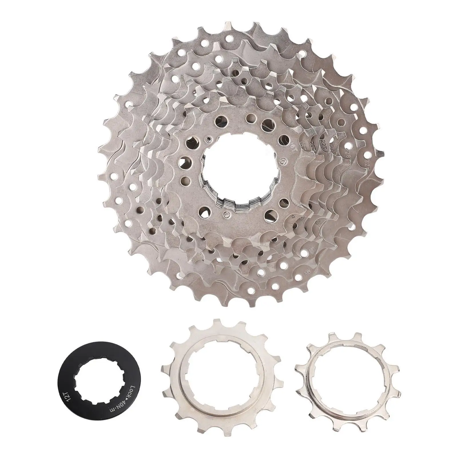 

9-Speed Mountain Bike Flywheel Freewheel - Easy Install 12-32T Aluminum Alloy, Quiet Rotation for Shop