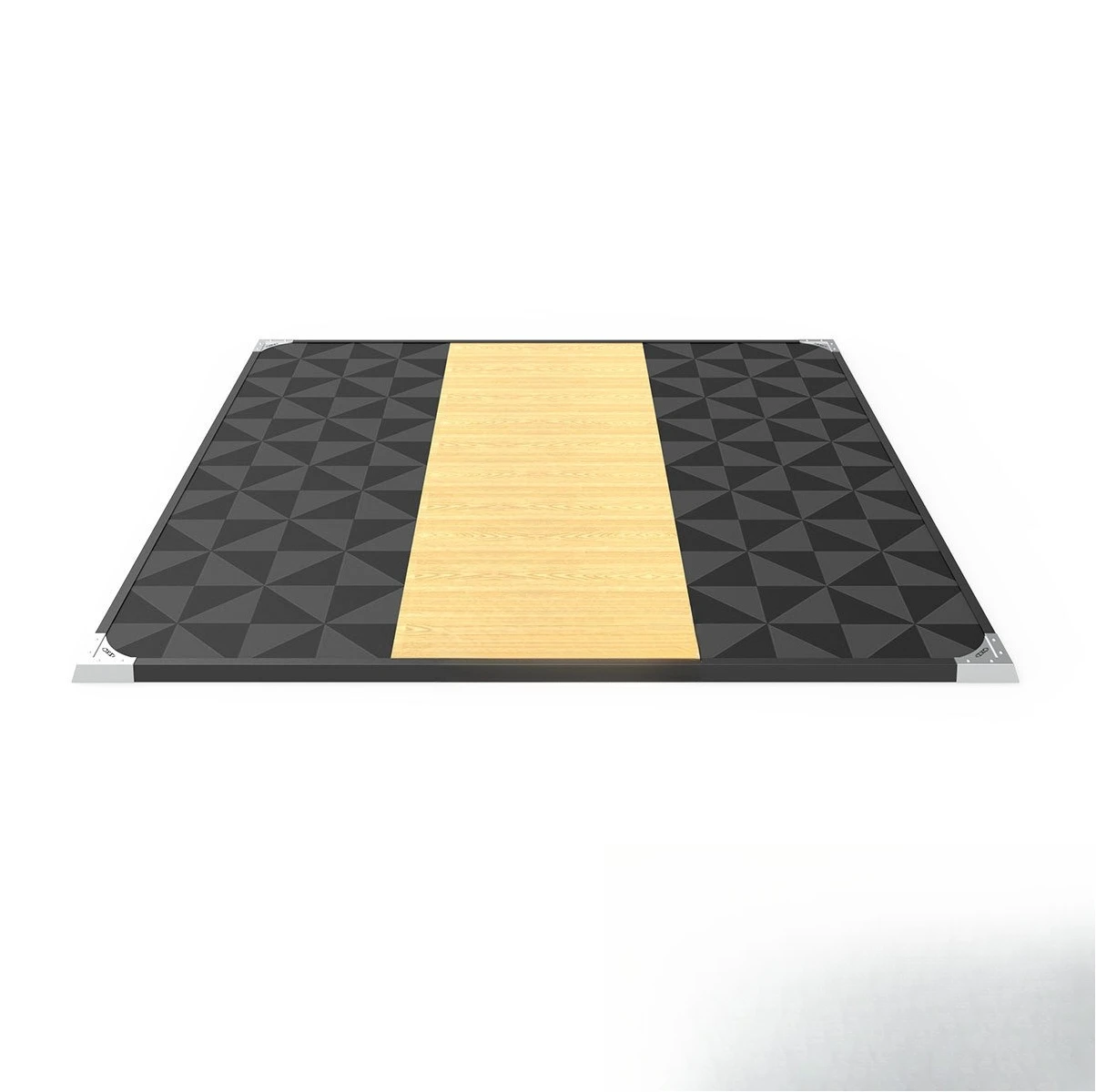 Weightlifting Table Sports Exercise Fitness Equipment 30mm Thick Wood Rubber Pad Shock Absorption Squat Training Deadlift Table