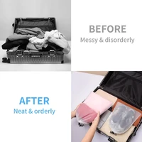 5/10PCS Shoe Storage Drawstring Bags Waterproof Travel Cosmetic Bag Sundries Towel Storage Bags Portable Transparent Plastic Bag 5